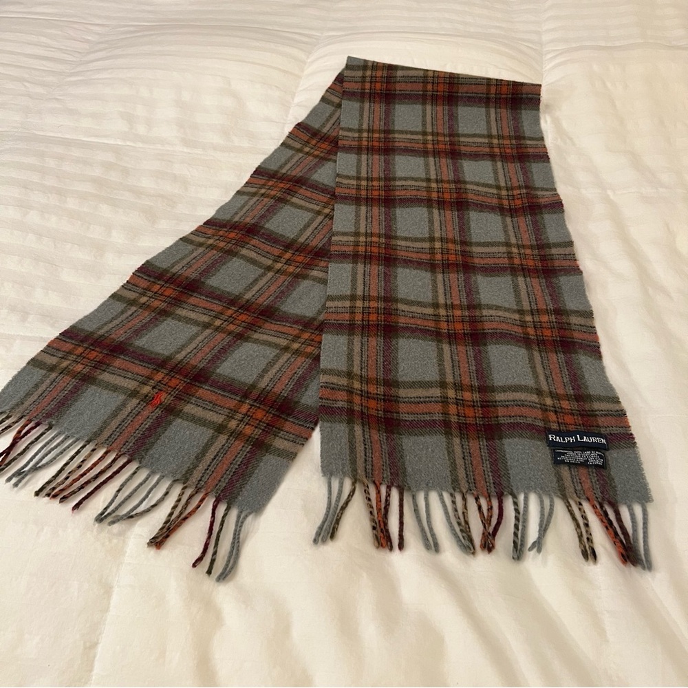 Polo Ralph Lauren Wool Plaid Scarf - Picture 3 of 9